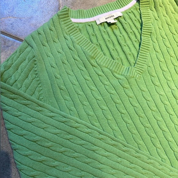 Green Knit Sweater - Picture 2 of 6